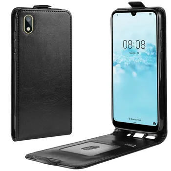 Telefón puzdro Na Huawei Y5 2019 Vertikálne flip taška luxusné PU Kožené puzdro s Kartou Sloty Pre Huawei Y5 2019 AMN-LX9 peňaženky prípade