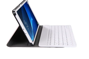 Tenké púzdro pre Samsung Galaxy Tab A A6 10.1 2016 Klávesnice Prípade T580 T585 SM-T580 SM-T585 Tablet Kryt Bluetooth Klávesnica s podsvietením
