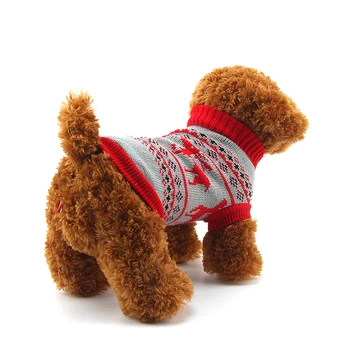 Teplé Oblečenie Malý Pes Pliesť Svetre pre psov Vianočný Kostým Pre Šteniatka Čivava, XS-XL Zvierat Jeseň/Zima vetement chien
