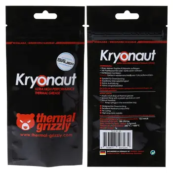 Termálne Grizzly Kryonaut 1g na CPU AMD Procesor Intel Chladiča Ventilátor Zložené Chladenie Tepelné Vložiť Chladnejšie Termálnej pasty