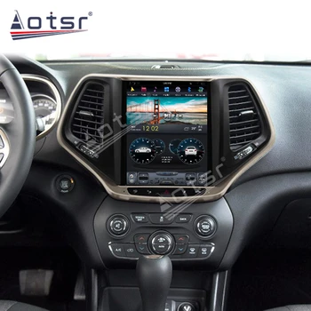Tesla Štýl Android 9.0 4GB+64GB Auto Stereo HD Pre JEEP Cherokee-2019 Auta GPS Navigácie Rádio Multimediálny Prehrávač Vedúci Jednotky