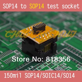 TEST 150mil SOP14 na SOP14 test socke SOP14/SO14/SOIC14 zásuvky
