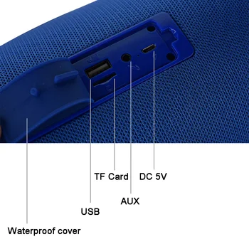 TG504 Bezdrôtové Bluetooth Reproduktor Prenosný Stĺpec Exteriérový Vodotesný Reproduktor 20W s FM Stereo Hudbu Surround Bass Subwoofer Box