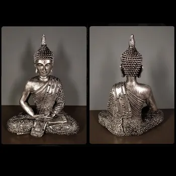 Thajský Sochu Budhu Svietnik Svietnik Sochu Budhu Horák Kadidlo Držiteľ Buddha S Čajom Objímky Živice Dekorácie