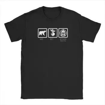 The Office T Shirt Men's Bears Beets Battlestar Galactica Tshirt Prison Break Cotton Clothes Funny Short Sleeve Oversize T-Shirt