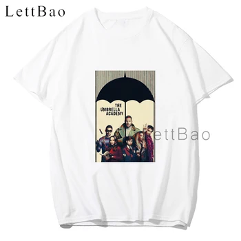 The Umbrella Academy T Shirt Mužov Streetwear Lete Cartoon pánske T-shirt Cha-Cha Diego Grafické Tees Zábavné Harajuku Mužov Tričko