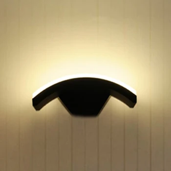 Thrisdar 12W 15W 18W Tvorivé Vodotesný LED Verandu Nástenné svietidlo Arc-Tvarované Vonkajšie Villa Chodby, Balkón, vchodové Dvere Nástenné Svietidlá