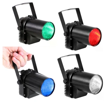 Thrisdar Mini 5W LED Pinspot Ľahké Umývanie Úzky Lúč Pinspot Osvetlenie Svadobné Party KTV Bar Disco Zrkadlo Loptu Fáze Svetlo