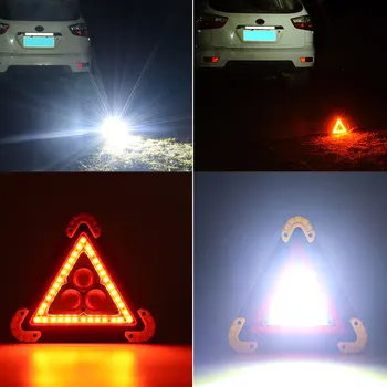 Tiesňové KLASU Svetlo Worklight Vonkajšie autoservis Svetlo Nabíjateľná 20W LED Flood Light LED COB Pozornosti USB Červené Výstražné Svetlo