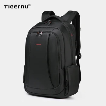Tigernu 15.6 palce 27L USB Nabíjanie Anti theft vodeodolného Nylonu Mochila Cestovné Mužov Batohy Tašky Bežné Business Notebook Backpack