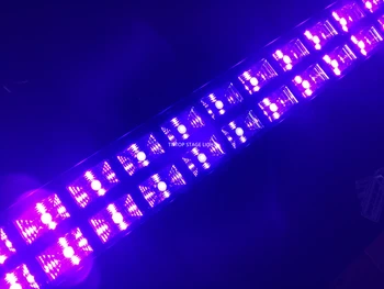 TIPTOP 4xLot Vysoký Výstup Led Blacklight 48x3W Led UV bar Wall Washer Svetlo 8 DMX Kanálov IP20 Klub Osvetlenie