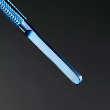 Titán Microsurgical Nástroj Platformu Zaoblené Línie priamka tweezer 14 cm Mobilného telefónu na opravu tweezer hlavu šírka 0,15 mm