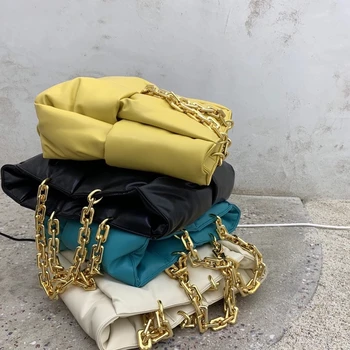 Tkané taška veľká kapacita vrecka 2020 zimné Tašky Pre Ženy, nové trendy ramenný prenosné hubky taška ženy vankúš tote bag móda