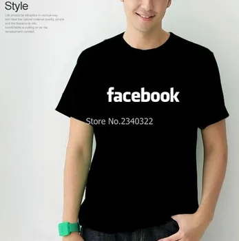 To programátorov fanúšikov facebook T-tričko bavlna, krátky rukáv, jednofarebné tričko