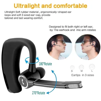 ToHaYie Bluetooth Headset Bezdrôtové bluetooth slúchadlá Auto Bezdrôtové Slúchadlá Bluetooth Slúchadlá Slúchadlá Business Auto Slúchadlá