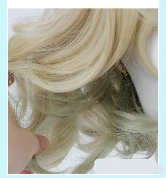 Tokyo Game SINoALICE Pinocchio cosplay parochňu mens blond vlnité krátke vlasy, parochne, kostýmy