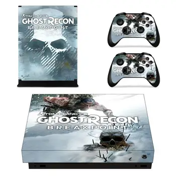 Tom Clancy ' s Ghost Recon: Breakpoint Úplné Pokrytie Pokožky Konzoly & Controller Odtlačkový Samolepky pre Xbox One X Pokožky Vinylové Samolepky