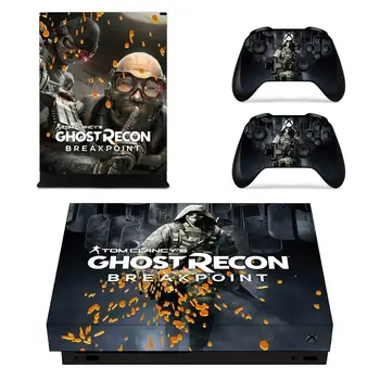 Tom Clancy ' s Ghost Recon: Breakpoint Úplné Pokrytie Pokožky Konzoly & Controller Odtlačkový Samolepky pre Xbox One X Pokožky Vinylové Samolepky