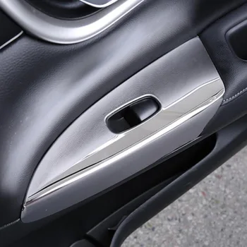 Tonlinker Týka Nálepky Na Nissan SYLPHY 2012-18 Auto Styling 4 KS Nerezové Dvere Windows Výťah Tlačidlo Krytu Nálepky