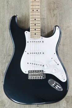 Top kvalita FDST-1096 Mercedes-Benz modrá farba pevné telo Custom Shop Eric Clapton Signature ST elektrická gitara, doprava Zdarma