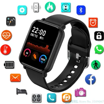 Top Smart Hodinky Muži Ženy Smartwatch Fitness Tracker ElectronicsSmart Hodiny Pre Android, IOS plne Dotykový Nové Bluetooth Smart-Hodinky