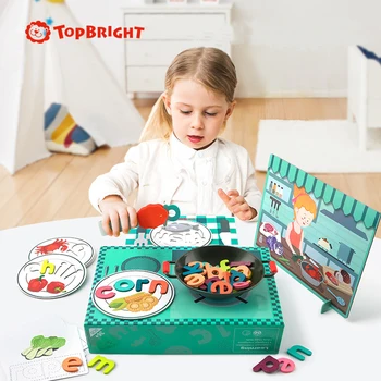 ToP SVETLÉ Deti abeceda tvar drevené hračky, puzzle skoré vzdelávanie vzdelávanie duševného rozvoja hračky pre deti 3Y+