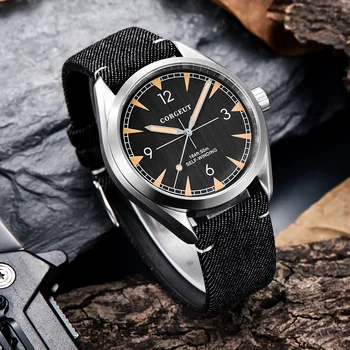Top značky Corgeut 41mm mužov MIYOTA náramkové hodinky Zafírové Sklo sledovať muži móda muž luxusné hodiny Automatické relogio masculino
