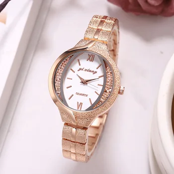 TOP Úplne Nový Náramok Hodiniek Ženy, Luxusné Crystal Šaty náramkové hodinky Hodiny dámskej Módy Bežné Quartz Hodinky Reloj Mujer
