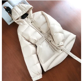 Toppies 2020 zimné parkas womens kabát s kapucňou puffer bunda kórejský módne bublina kabát hrubé oblečenie pre ženy