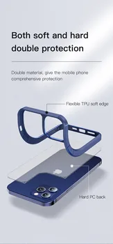 TOTU telefón puzdro Pre Apple iphone 12 iPhone 12 Pro Max 12 pro PC+TPU Shockproof Plný Objektív ochranný Kryt Pre iPhone 12 min Prípade