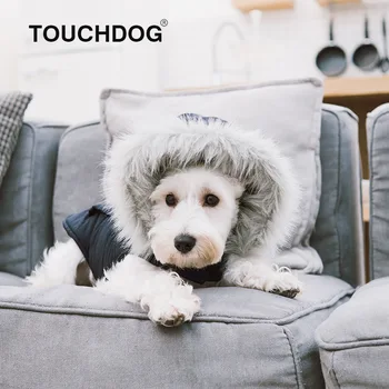 Touchdog Zimné Oblečenie Pre Psy, Čalúnená Zahusťovanie Psa Kostým Vetru Teplý Pes Kabát A Bundu Oblečenie Pre York Psov Zime Roku 2020