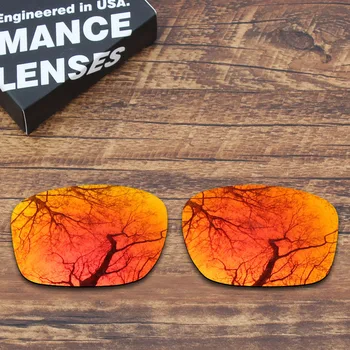 ToughAsNails Polarizované Náhradné Šošovky pre Oakley Sliver, slnečné Okuliare Fire Red Zrcadlení (Objektív Iba)