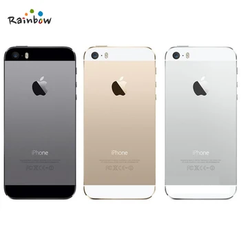 Továreň Odomknutý, Originál Apple iPhone 5s s Odtlačkov prstov IOS OS 4.0 Palcový Displej Mobilného Telefónu Dotykový ID iCloud App Store