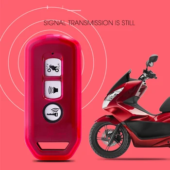 TPU Motocykel Tlačidlo Shell Set Chrániť Silikónové Motorových Kľúč, Kryt puzdro pre HONDA 2016 PCX 125 Adv 150 PCX Diaľkové Hybridné Tlačidlo Krytu