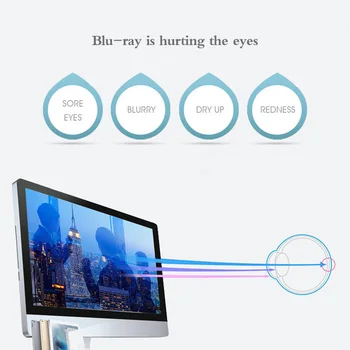 Transparentné Počítač Modré Svetlo Filter Okuliare Na Čítanie Ultralight Zliatiny Robustný Presbyopia Muži Ženy Business Anti Blue Ray Očí W