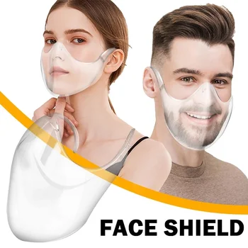 Transparentné Umývateľný Maska Plastu Odolné Úst Čiapky Štít Opakovane Anti-pm2.5 Ochranné Viditeľné Lip Jazyk Maska Mascarillas