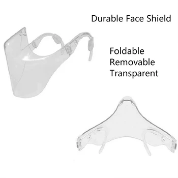 Transparentné Umývateľný Maska Plastu Odolné Úst Čiapky Štít Opakovane Anti-pm2.5 Ochranné Viditeľné Lip Jazyk Maska Mascarillas