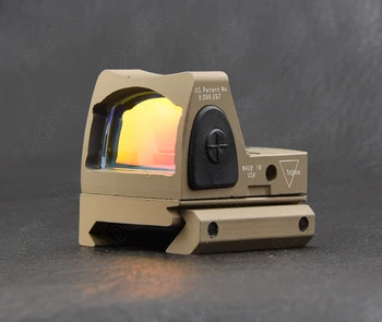 Trijicon Mini Rmr Štýl 1x Red Dot Sight Puška Priestor na Picatinny Rail & Glock Base Mount Tlačidlo Prepnúť 6 Moa M6327