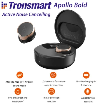 Tronsmart Apollo Bold Bezdrôtové Slúchadlá Qualcomm QCC5124 Aktívnym Potlačením Hluku APT-X Bluetooth Slúchadlá In-ear Detekcie