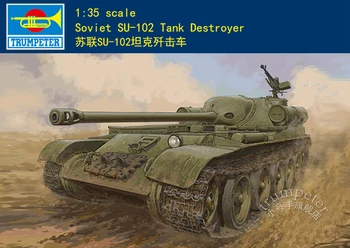 Trumpeter 09570 1/35 Sovietskeho SU-102 Tank Destroyer Vojenské Montáž Model Súpravy