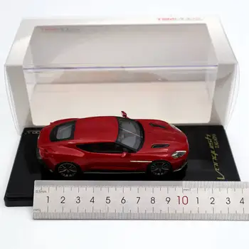 TSM Modely 1:43 Zbierka Pre Aston Martin Vanquish Zagato 2017 Červená Limited Edition Živice