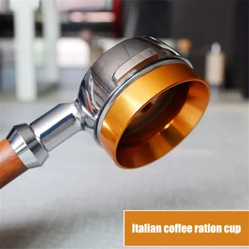 TTLIFE taliansky kávovar Hliníkové Handričkou Prášok Feeder Anti-lietanie Prášok Kvantitatívne Krúžok Kávy Nástroj Univerzálny Barista