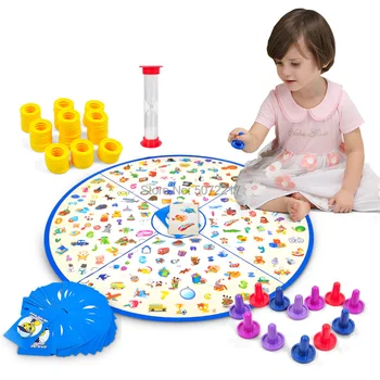 Ttnight Dieťa Montessori Puzzle Vzdelávania Hre Dieťa Detektívi pri Pohľade Graf Rada Plastové Puzzle Mozgu Školenie Hračky pre Deti,