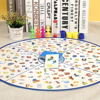 Ttnight Dieťa Montessori Puzzle Vzdelávania Hre Dieťa Detektívi pri Pohľade Graf Rada Plastové Puzzle Mozgu Školenie Hračky pre Deti,