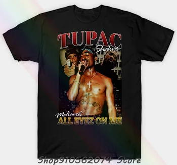 Tupac 2Pac Unisex tričko All Eyez On Me 2 Pac Exkluzívne Oblečenie