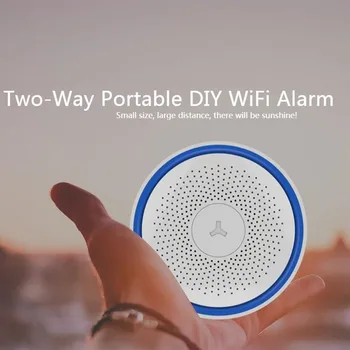 Tuya Alarm Alexa WiFi Smart DIY Dom Bezpečnostný Alarm s APLIKÁCII Domovská stránka Google Hub Ovládanie Hlasom P2P LED osvetlenie IP Kamery Monitorovanie