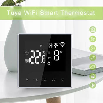 Tuya WIFI Smart Termostat 220V kúrenie Elektrické, Kúrenie Podlahové Regulátor Teploty Digitálne Teploty Diaľkové Ovládanie pre Domovská stránka Google