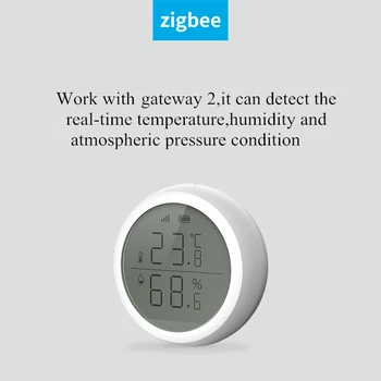 Tuya WIFI/ZigBee Smart Teplota A Vlhkosť, Senzor Smart Home Teplota A Vlhkosť, Senzor Pracovať S Alexa Domovská stránka Google