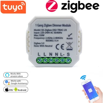 Tuya ZigBee 3.0 Smart Light Switch Modul Smart Život Tuya Bezdrôtové Diaľkové Ovládanie Práce S Alexa Domovská Stránka Google Hlasové Ovládanie