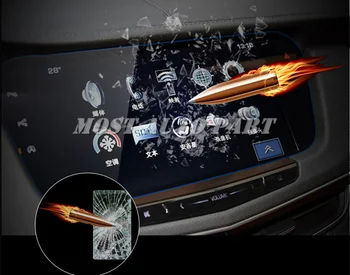 Tvrdené Sklo GPS Navigácie Screen Protector Pre Cadillac CT6 2016-2019 Auto príslušenstvo interiéru Auto dekorácie